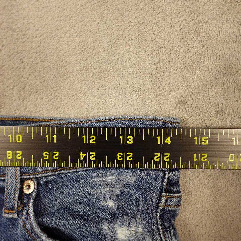 Agolde Jeans‎ Toni Slim High Rise Ankle Women's 28 distressed hems Stratosphere - Picture 6 of 12